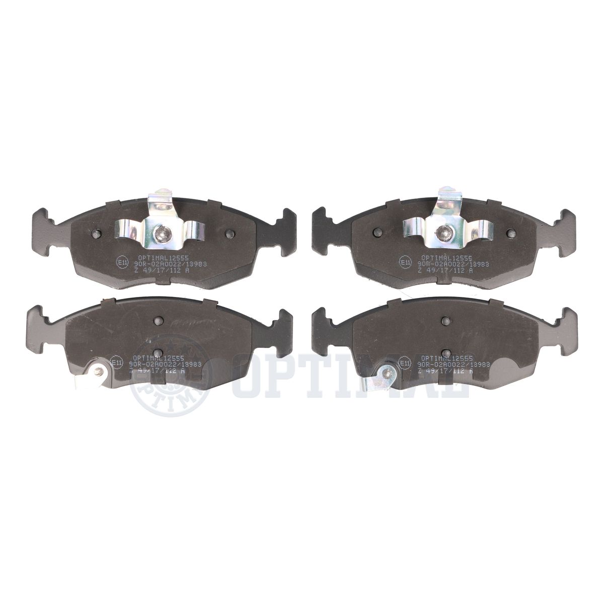 OPTIMAL BP-12555 - Тормозные колодки 