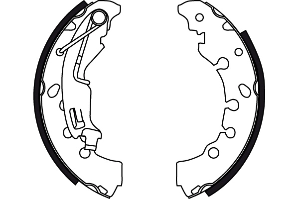 TRW GS8720 - Барабанные колодки