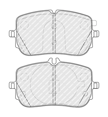 FERODO FDB5288 - Комплект тормозных колодок, дисковый тормоз PREMIER ECO FRICTION