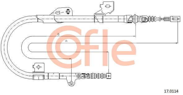 Трос ручника