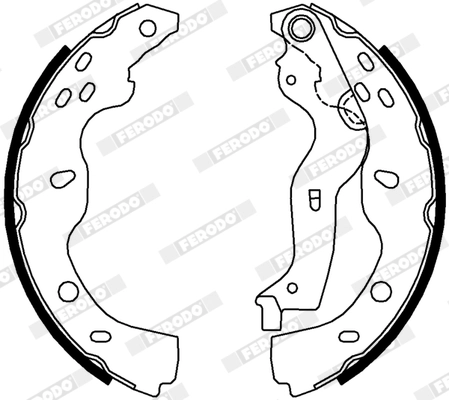 FERODO FSB691 - Комплект тормозных колодок PREMIER