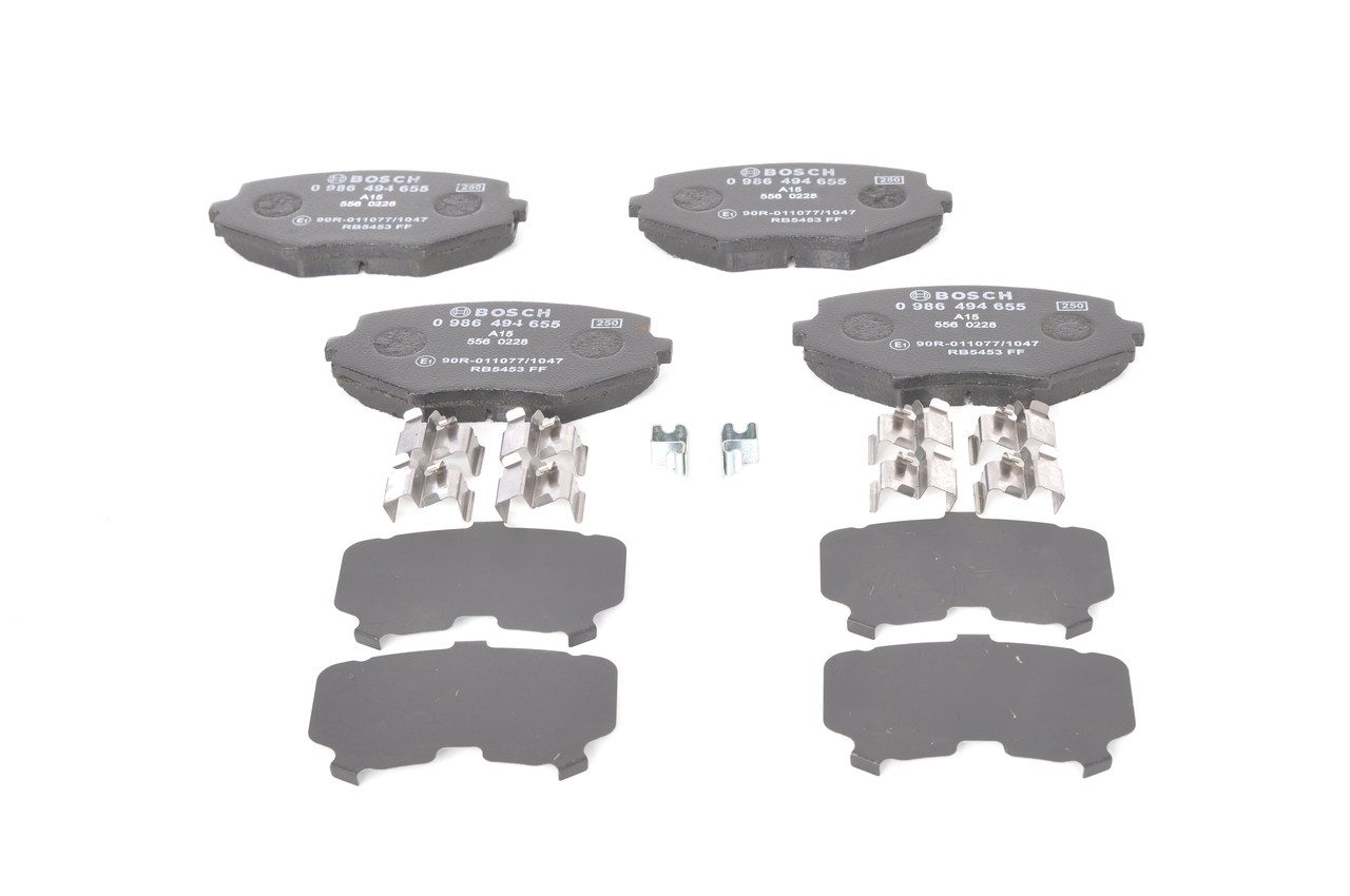 BOSCH 0 986 494 655 - Тормозные колодки 