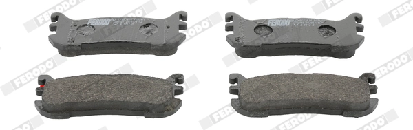 FERODO FDB1012 - Комплект тормозных колодок, дисковый тормоз PREMIER ECO FRICTION