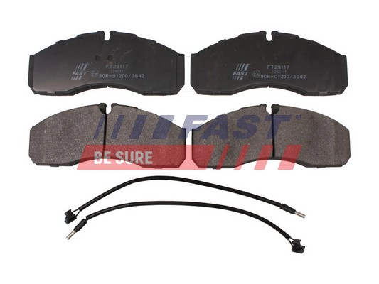 FAST FT29117 - Тормозные колодки 