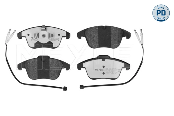 MEYLE 025 243 3218/PD - Комплект тормозных колодок, дисковый тормоз MEYLE-PD: Advanced performance and design.