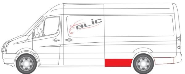 BLIC 6504-03-3548591P - Подкрылок