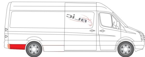 BLIC 6504-03-3548594P - Подкрылок