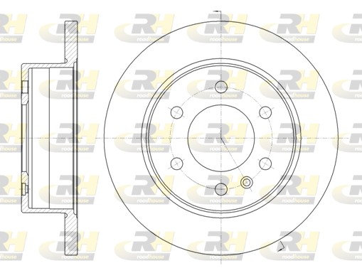 ROADHOUSE 61035.00 - Тормозные диски