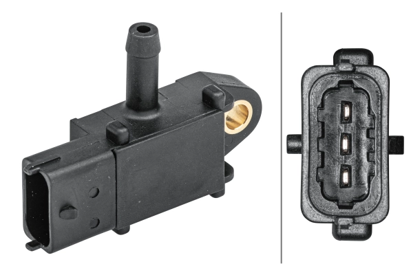 HELLA 6PP 009 409-071 - Датчик давления выхлопных газов
