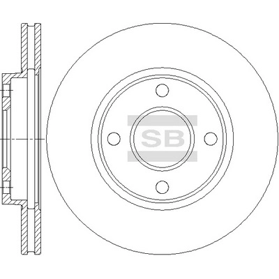 HI-Q SD4431 - Тормозные диски