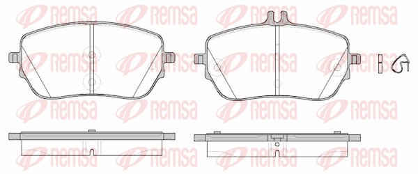 REMSA 1827.00 - Тормозные колодки 