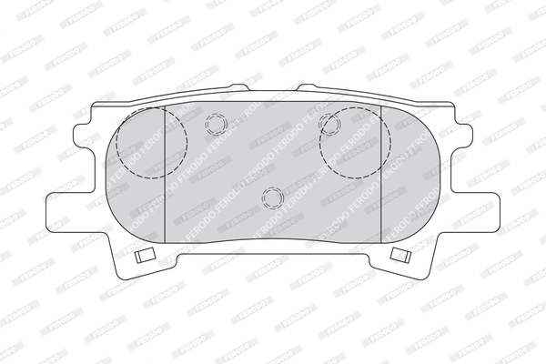 FERODO FDB1731 - Комплект тормозных колодок, дисковый тормоз PREMIER