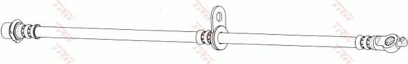 TRW PHD1020 - Тормозные шланги
