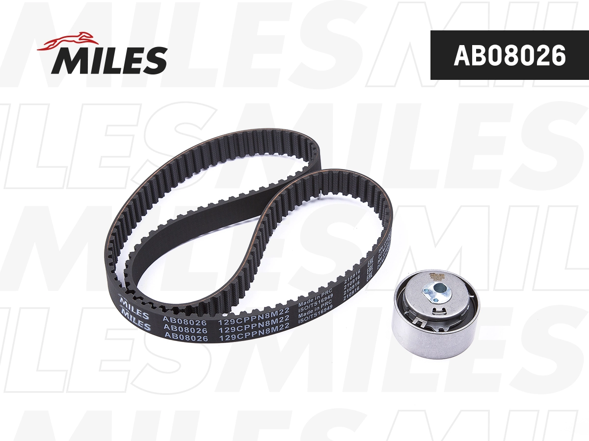 MILES AB08026 - Комплект ГРМ