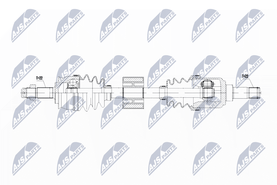 Приводной вал (полуось)