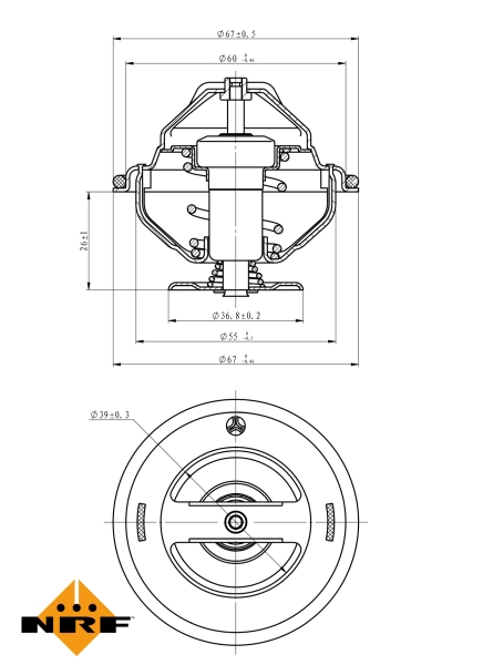 NRF 725138 - Термостат
