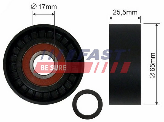 FAST FT44567 - Натяжной ролик