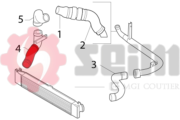 SEIM 981161 - Патрубок турбины