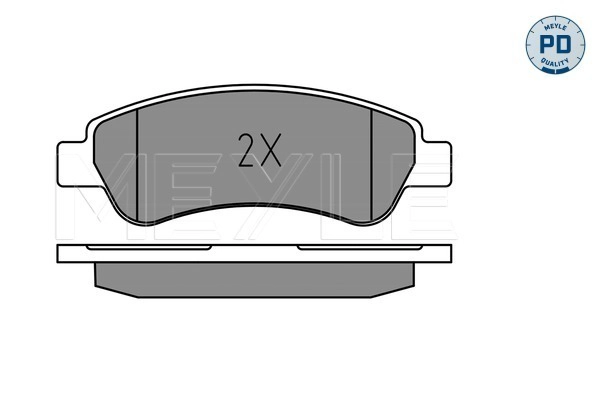 MEYLE 025 220 4119/PD - Комплект тормозных колодок, дисковый тормоз MEYLE-PD: Advanced performance and design.