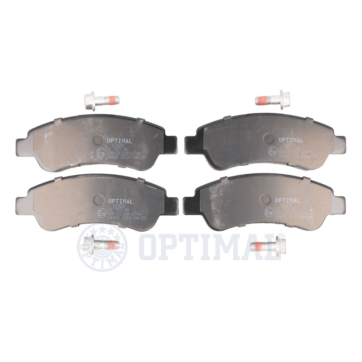 OPTIMAL BP-12428 - Тормозные колодки 