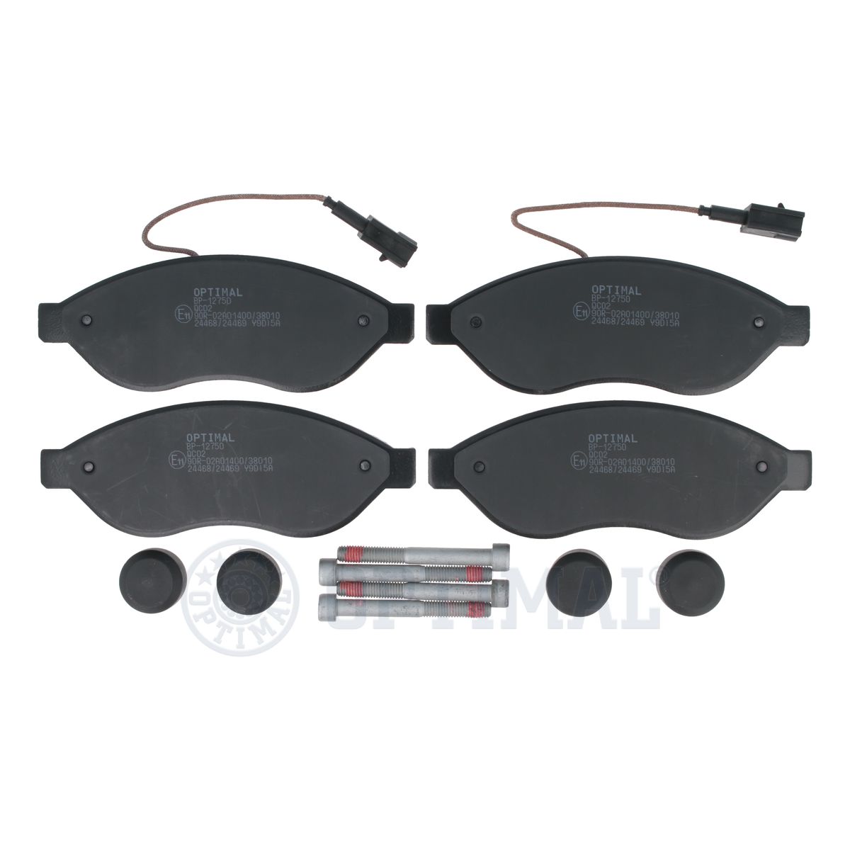 OPTIMAL BP-12750 - Тормозные колодки 