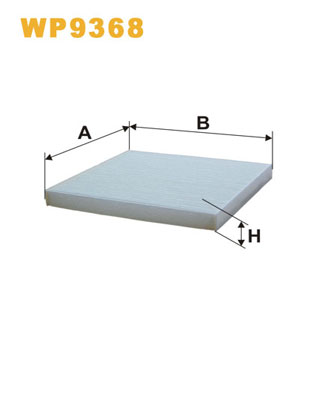 WIX FILTERS WP9368 - Салонный фильтр