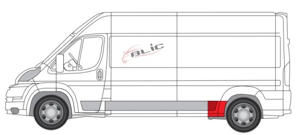 BLIC 6504-03-2097585P - Подкрылок