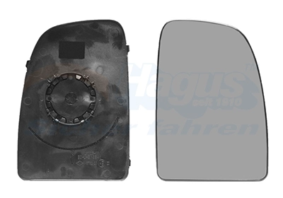 VAN WEZEL 1651834 - Зеркальное стекло, наружное зеркало * HAGUS *