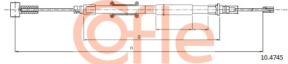 COFLE 10.4745 - Трос ручника