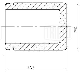 TRIALLI RCF 103566 - Поршень суппорта