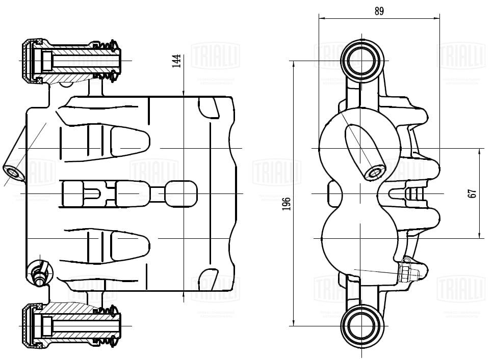 Тормозной суппорт