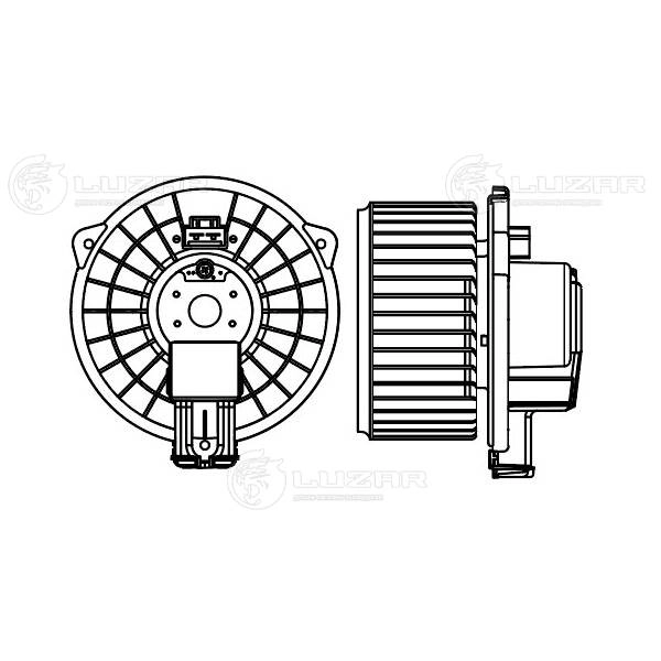 LUZAR LFh 1930 - Моторчик печки