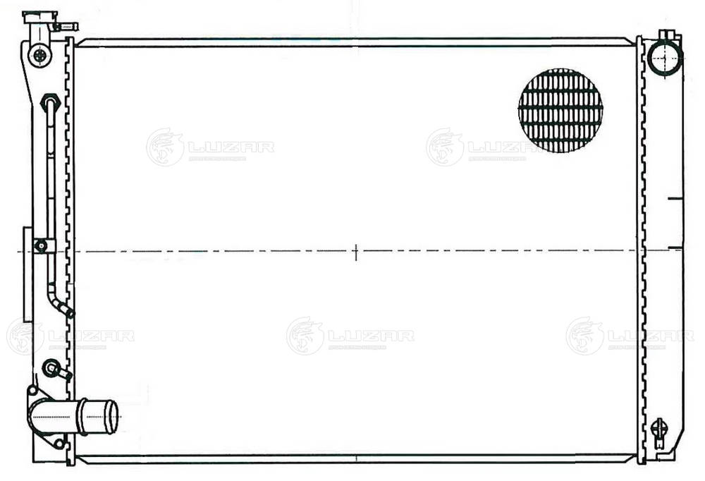 LUZAR LRc 1928 - Радиатор охлаждения