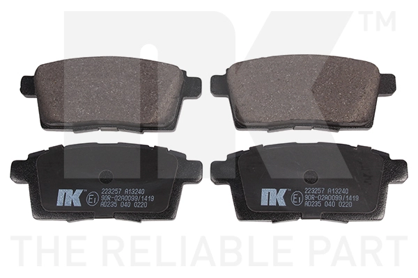 NK 223257 - Тормозные колодки 
