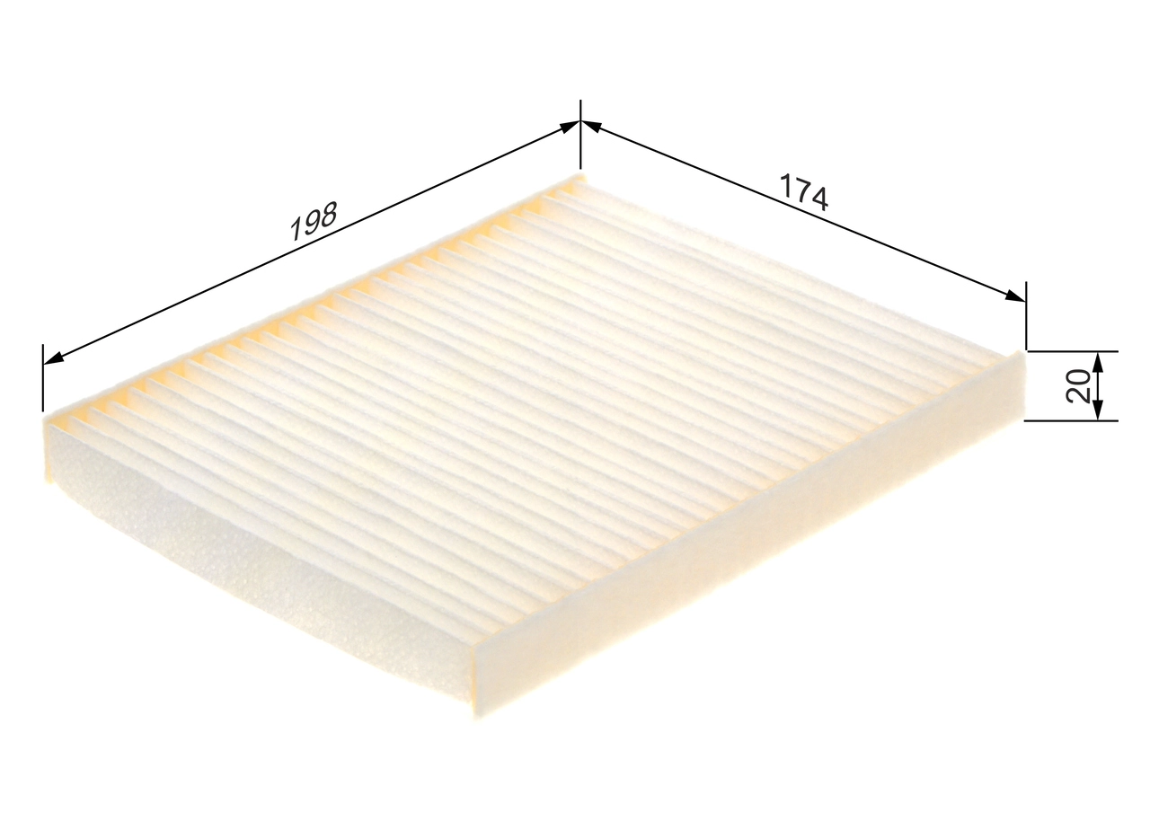 BOSCH 1 987 435 128 - Салонный фильтр