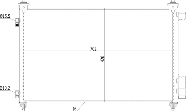 Радиатор кондиционера