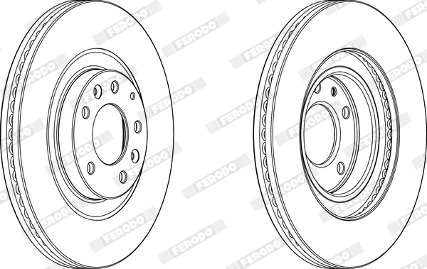 FERODO DDF1767C-1 - Тормозной диск PREMIER