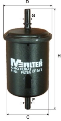 MFILTER BF 671 - Топливный фильтр