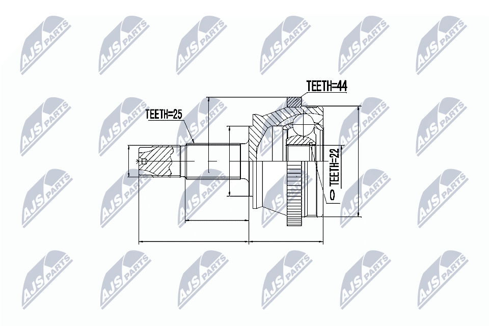 NTY NPZ-FT-015 - ШРУС