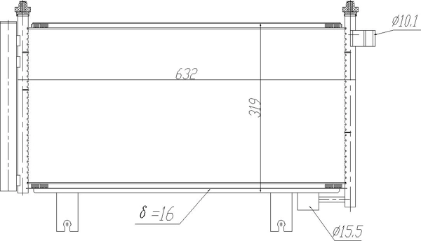Радиатор кондиционера