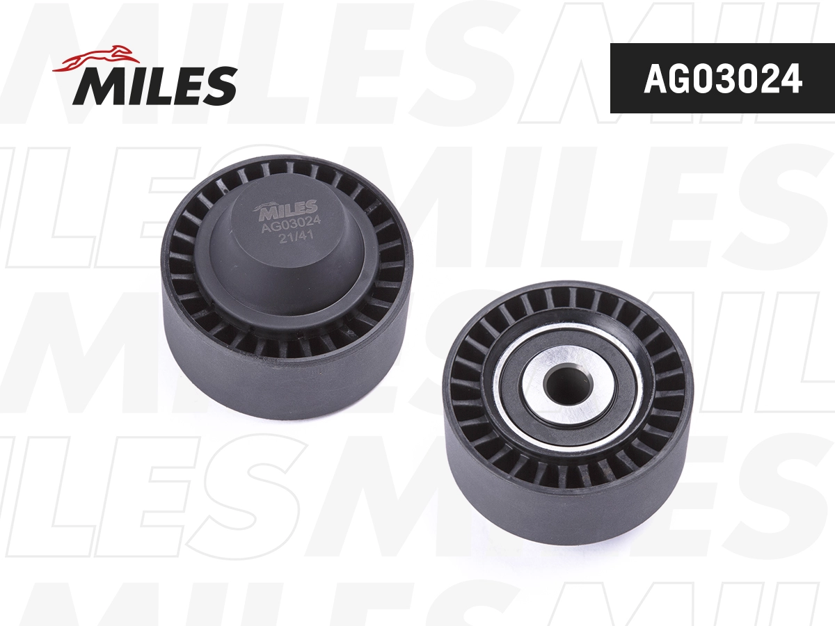 MILES AG03024 - Ролик обводной приводного ремня