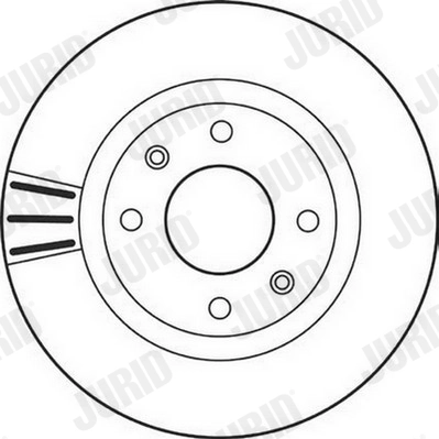 JURID 562128JC - Тормозные диски