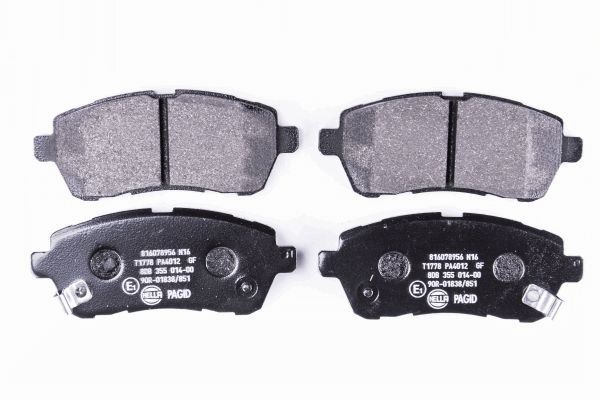 HELLA 8DB 355 014-001 - Тормозные колодки 