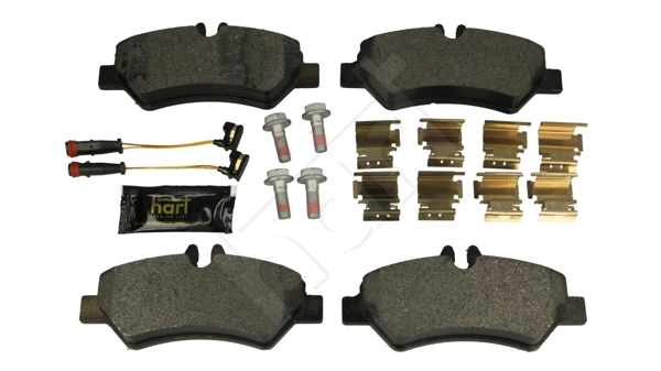 HART 249 003 - Комплект тормозных колодок, дисковый тормоз PREMIUM LINE