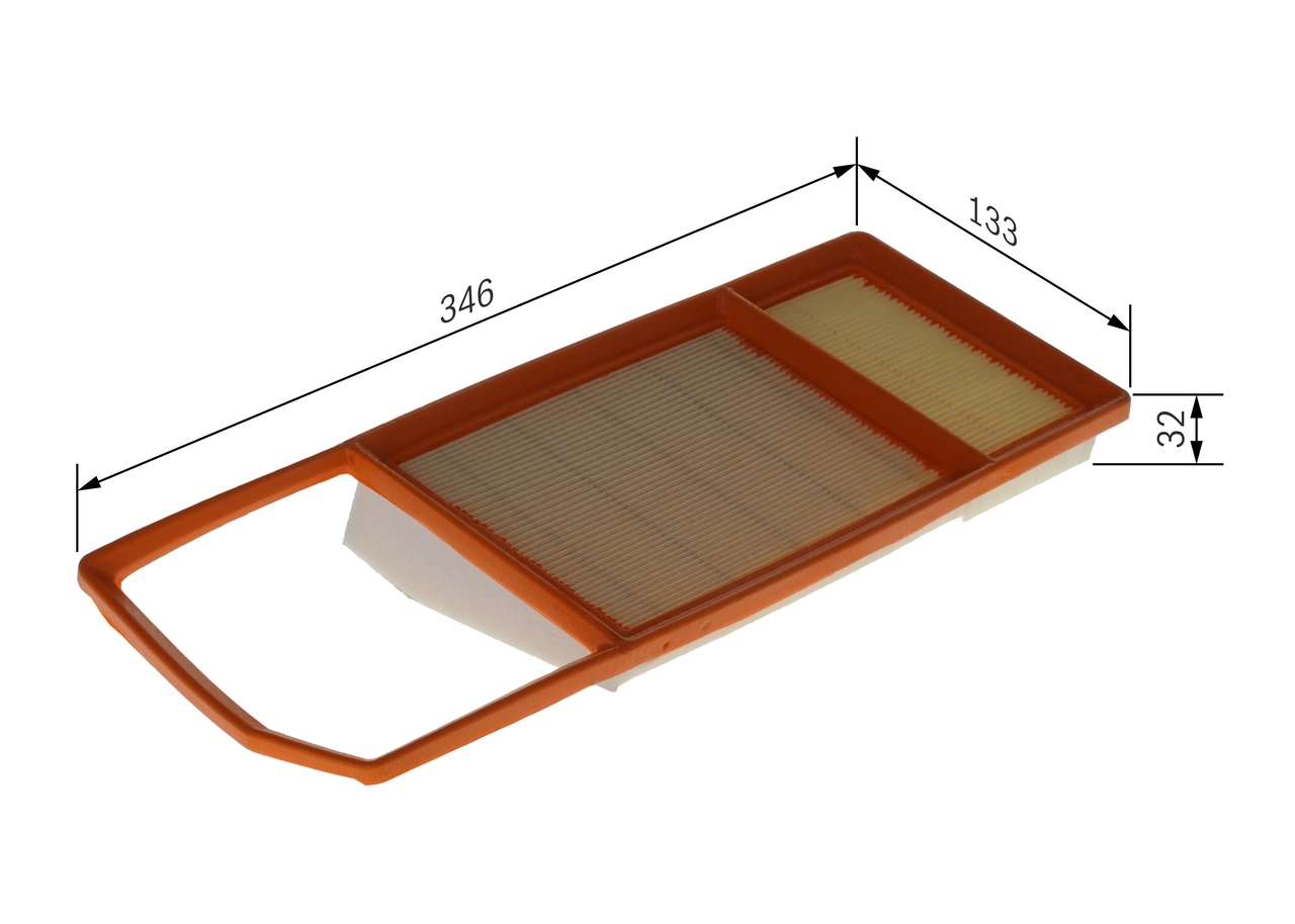 BOSCH F 026 400 714 - Воздушный фильтр
