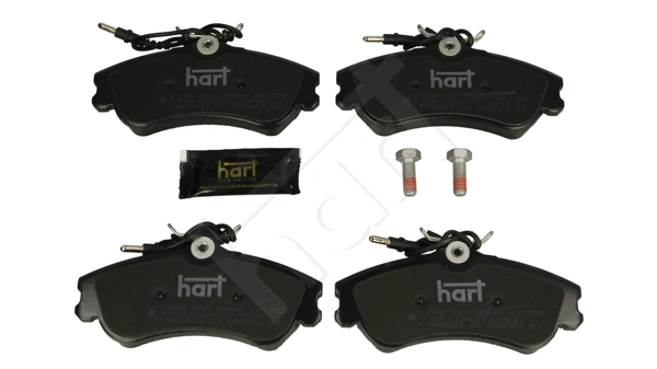 HART 248 860 - Комплект тормозных колодок, дисковый тормоз PREMIUM LINE