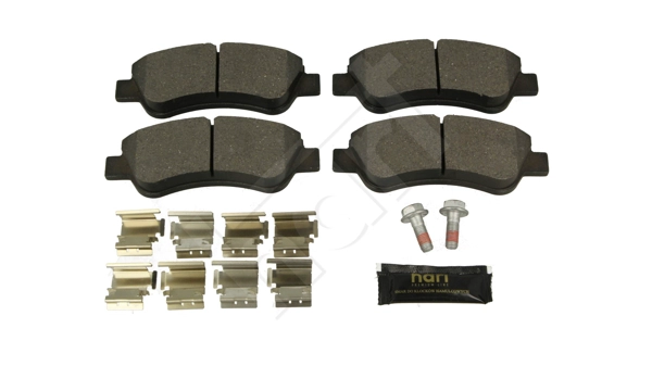 Комплект тормозных колодок, дисковый тормоз PREMIUM LINE