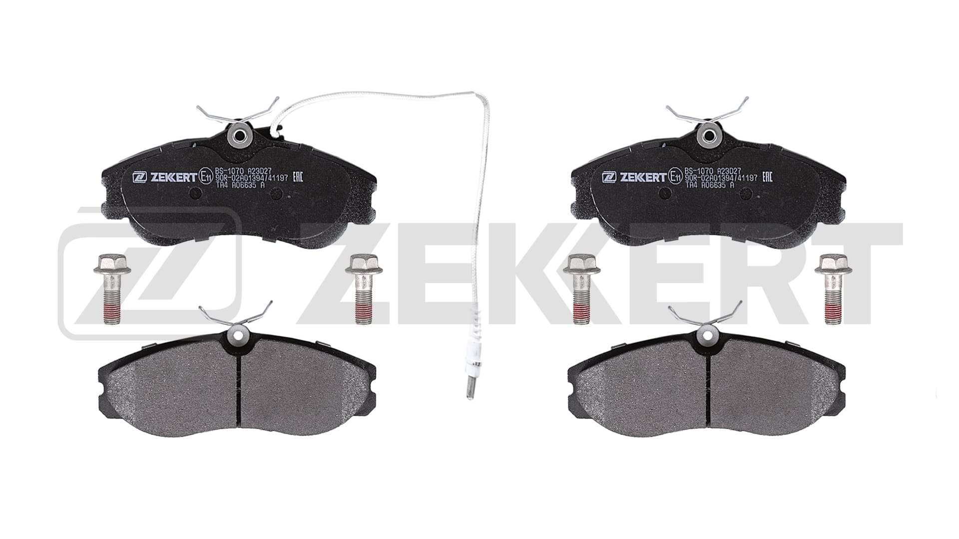 ZEKKERT BS-1070 - Тормозные колодки 