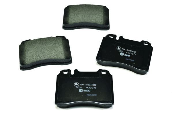 HELLA 8DB 355 007-471 - Тормозные колодки 