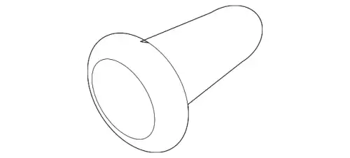 VAG 7m0867299k - клипса обшивки двери